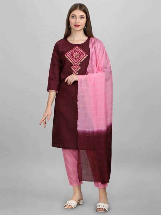 Tc Kite Cotton Designer Regular Wear Kurti Pant And Dupatta Collection